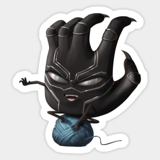 Hand Black Panther Sticker